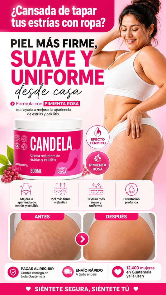 Candela — Elimina estrías y celulitis desde las primeras semanas