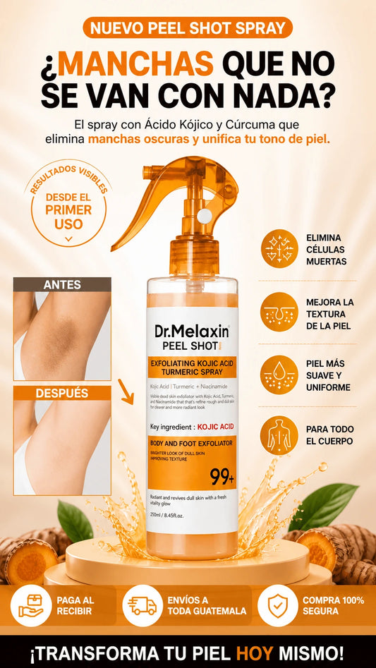 Dr. Melaxin — Elimina las manchas y unifica tu tono desde las primeras semanas